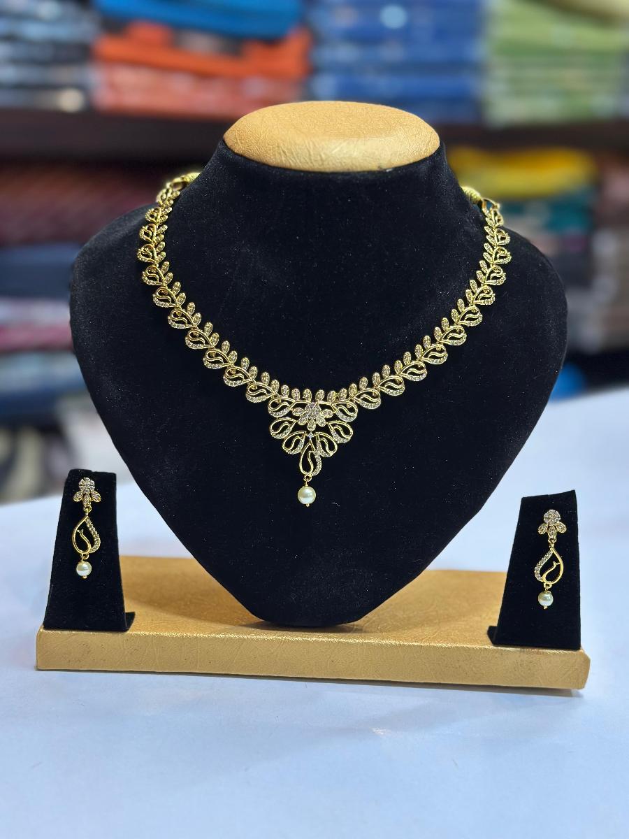  AD Stone Trendy Necklace 