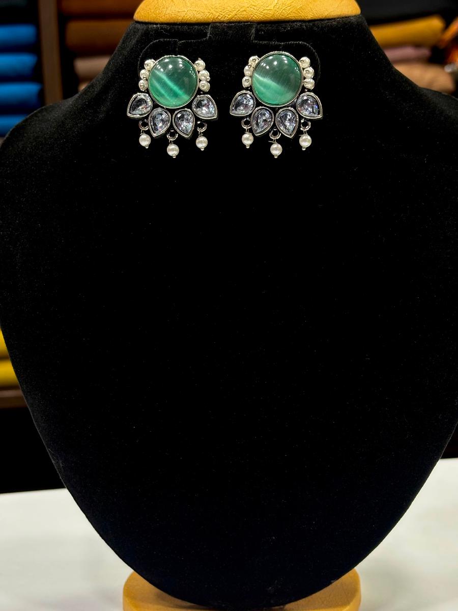 Silver Toned Earrings  