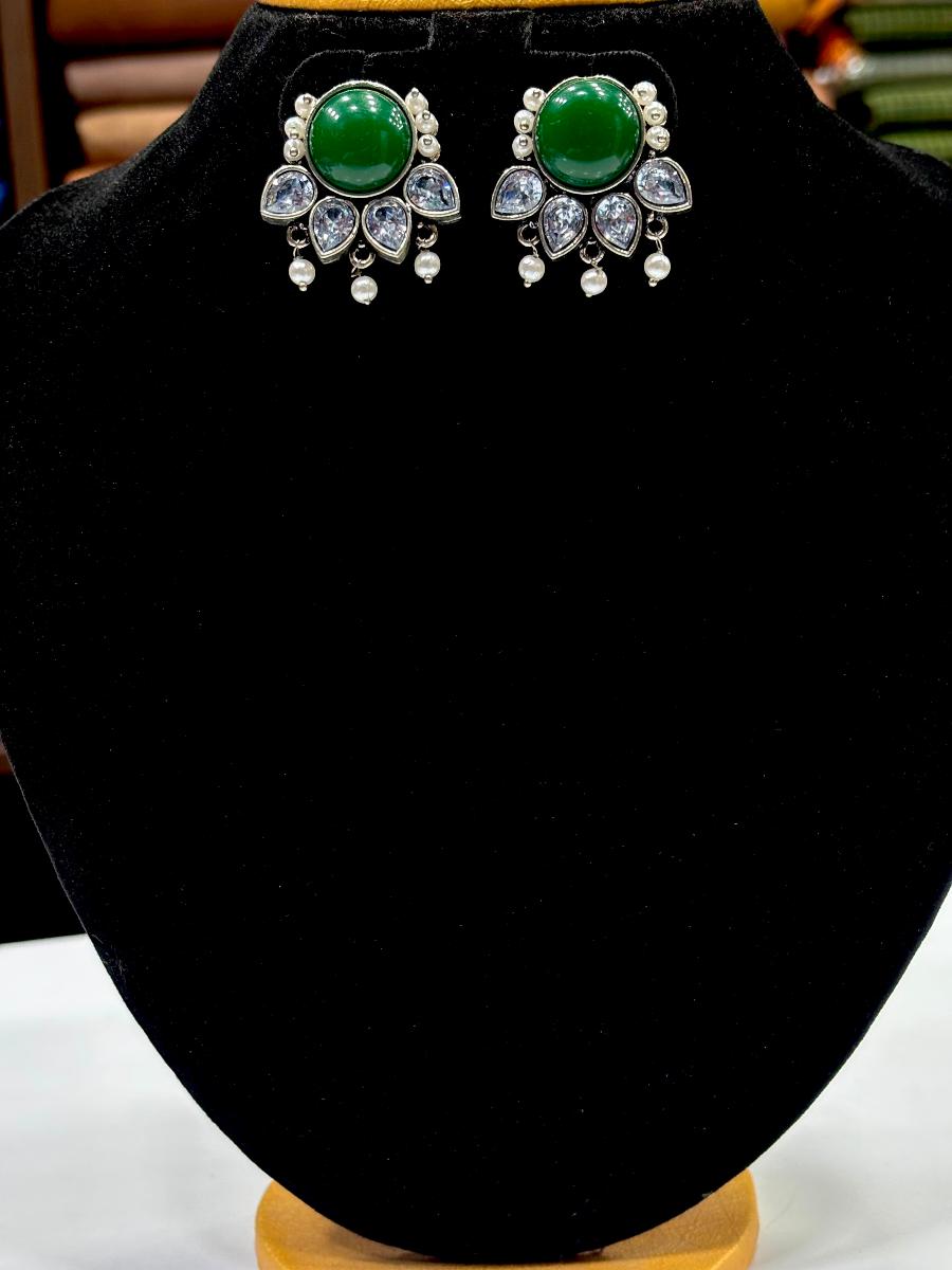Silver Toned Earrings  