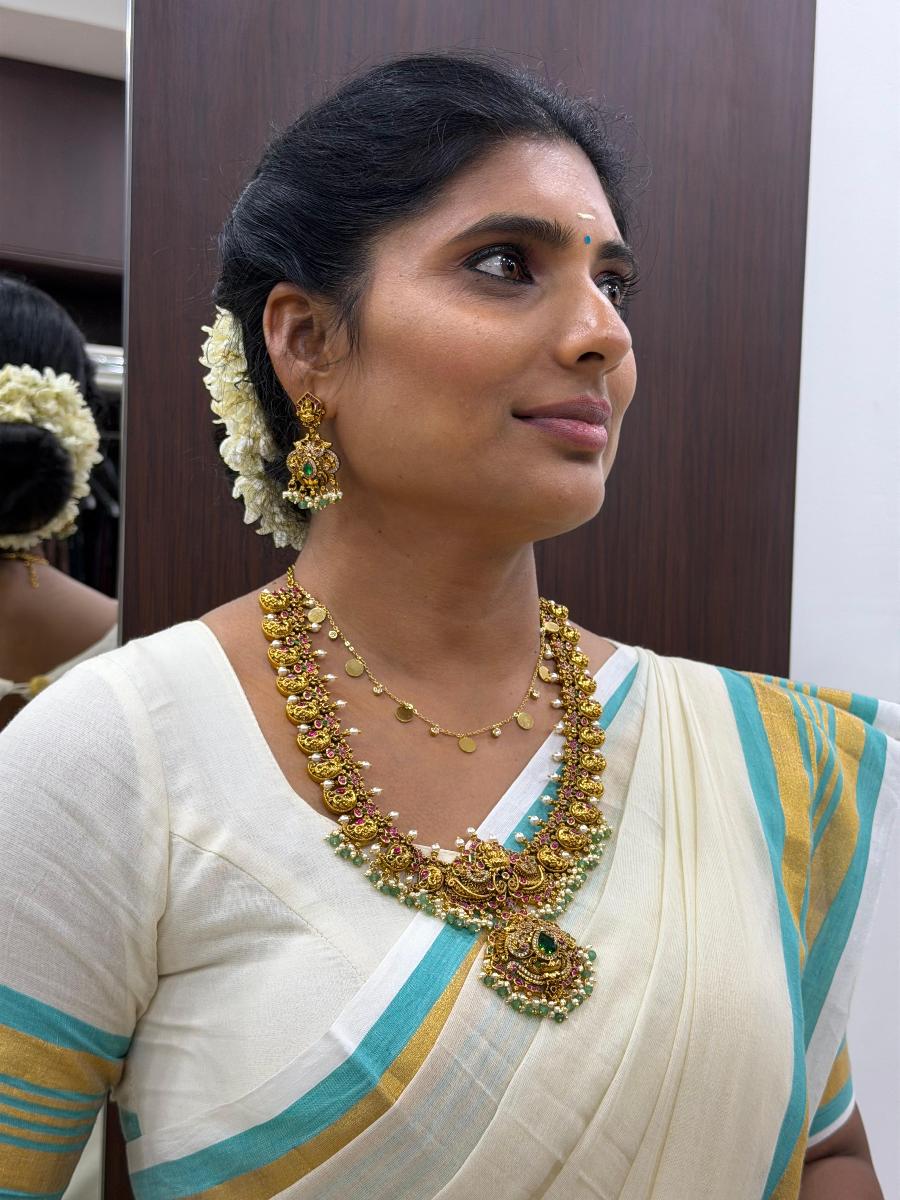 Premium Jadavu Kundan Lakshmi Haram