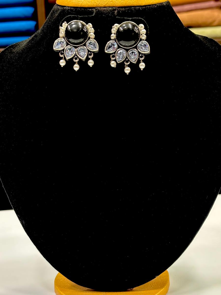 Silver Toned Earrings  