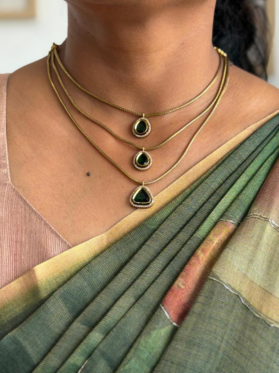 AD Stone Necklace   