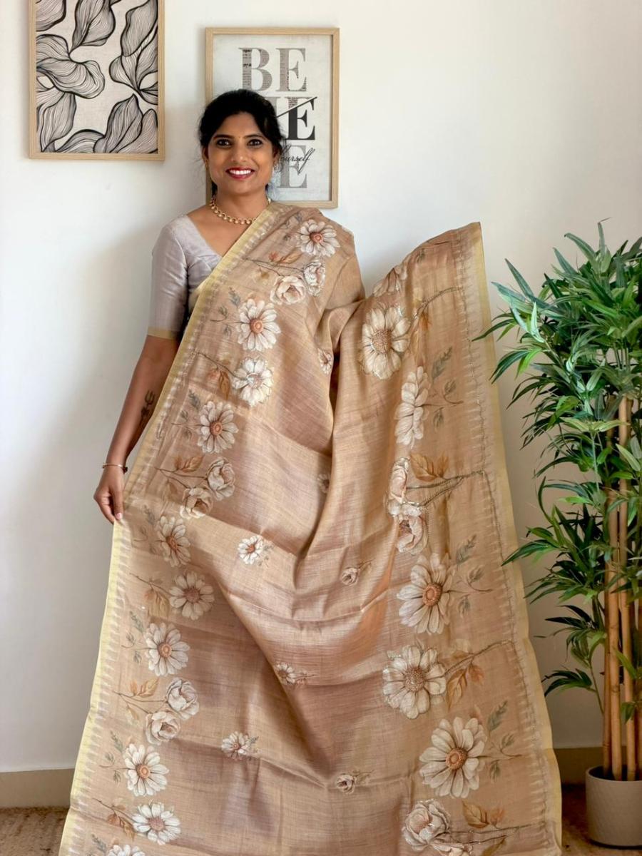Floral Tissue Silk