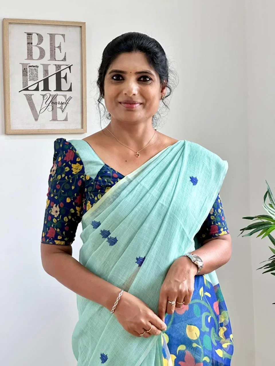 Linen Cotton With Ready Wear Blouse