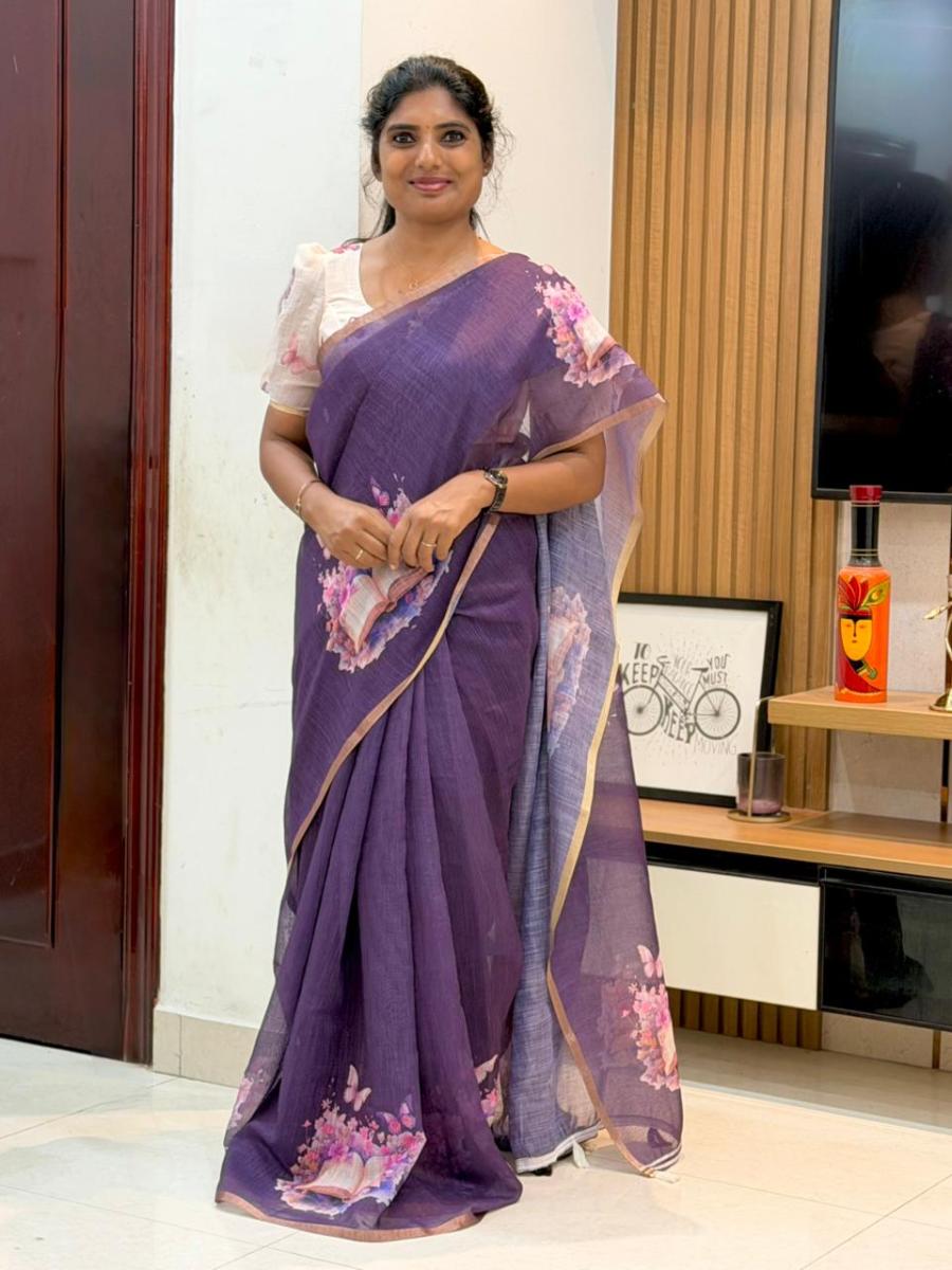 Butterfly Books With Ready Wear Blouse