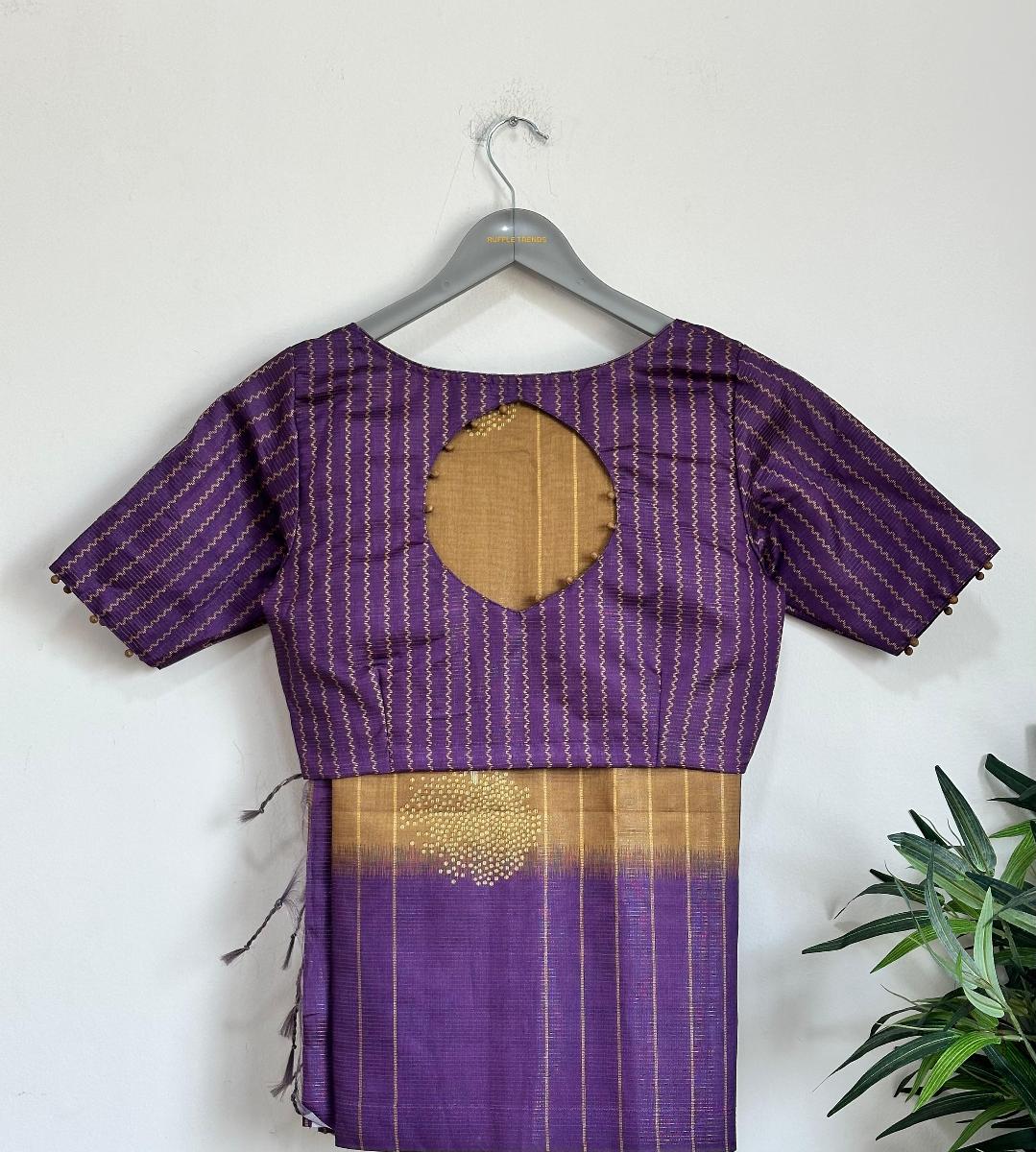 Chenoori Silk With Ready Wear Blouse 