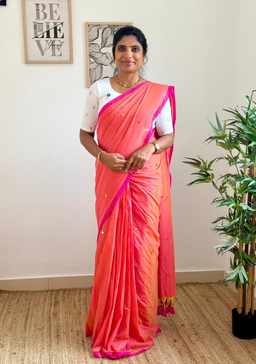 Diva Mirror Khadi With Ready Wear Blouse 