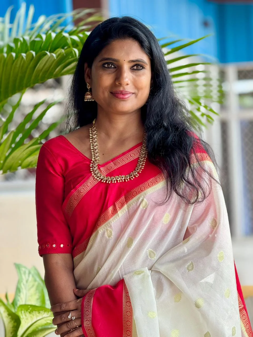 Banarasi Katan Silk With Ready Wear Blouse 