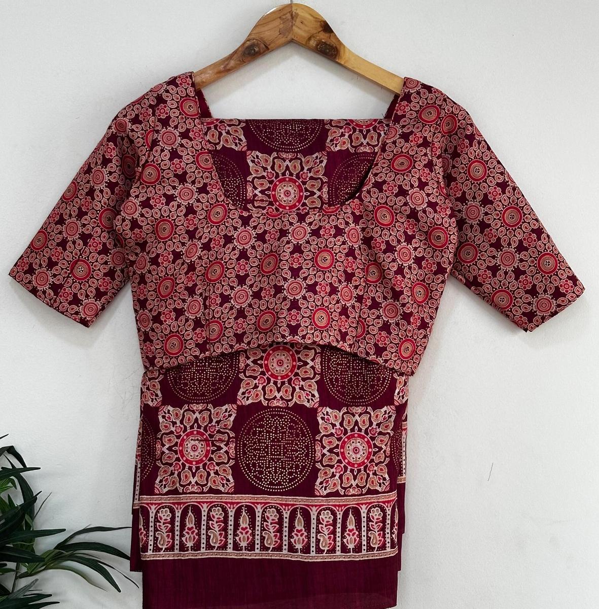 Dola With Ready Wear Blouse 