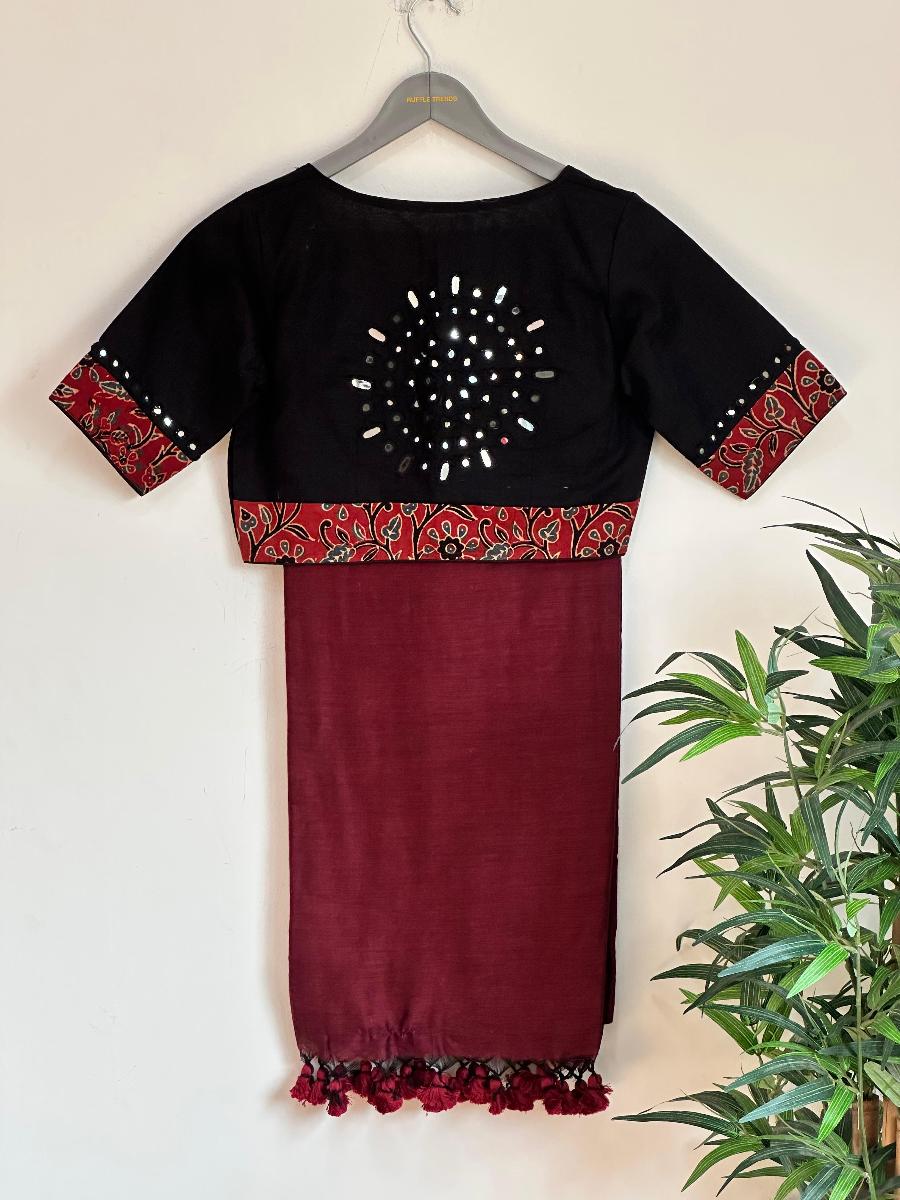 Diva Khadi With Ready Wear Blouse 