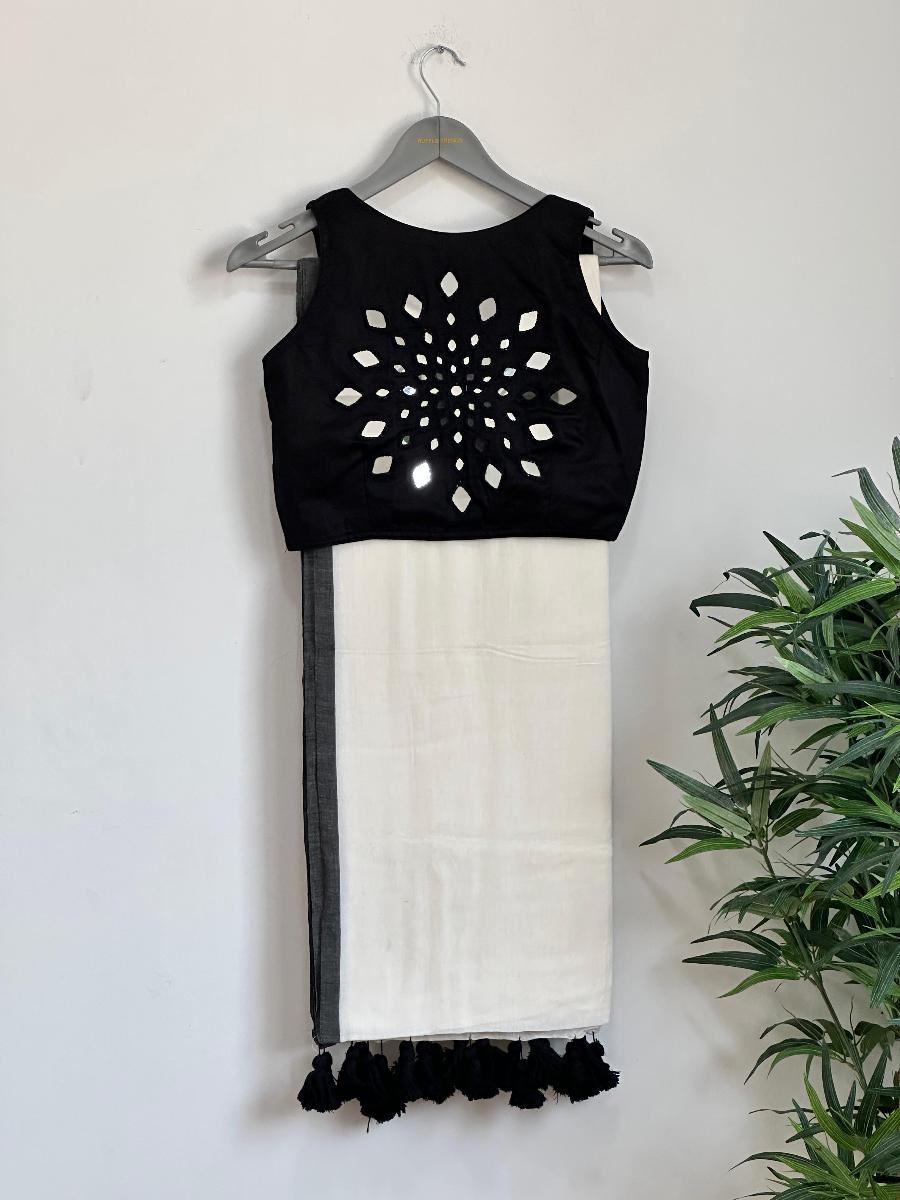 Mul Cotton With Ready Wear Blouse 