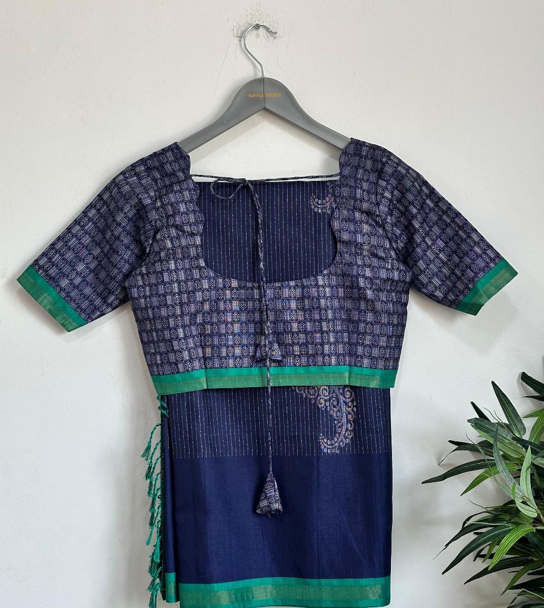Chenoori Silk With Ready Wear Blouse