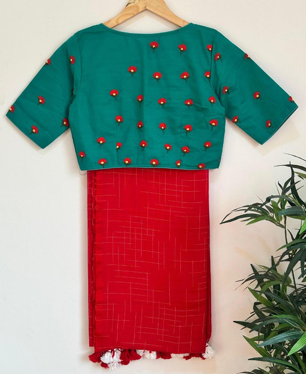 Chikku with Ready Wear Blouse