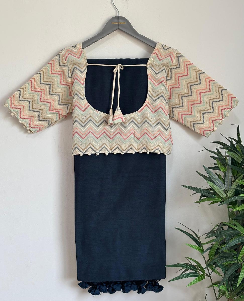 Diva Khadi With Ready Wear Blouse 