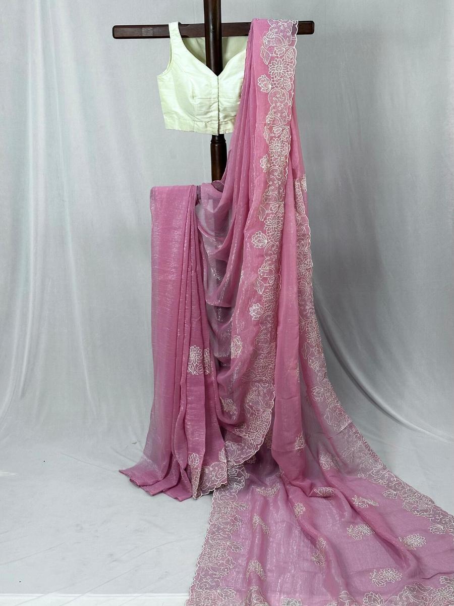 Crush Chiffon Embroidery 