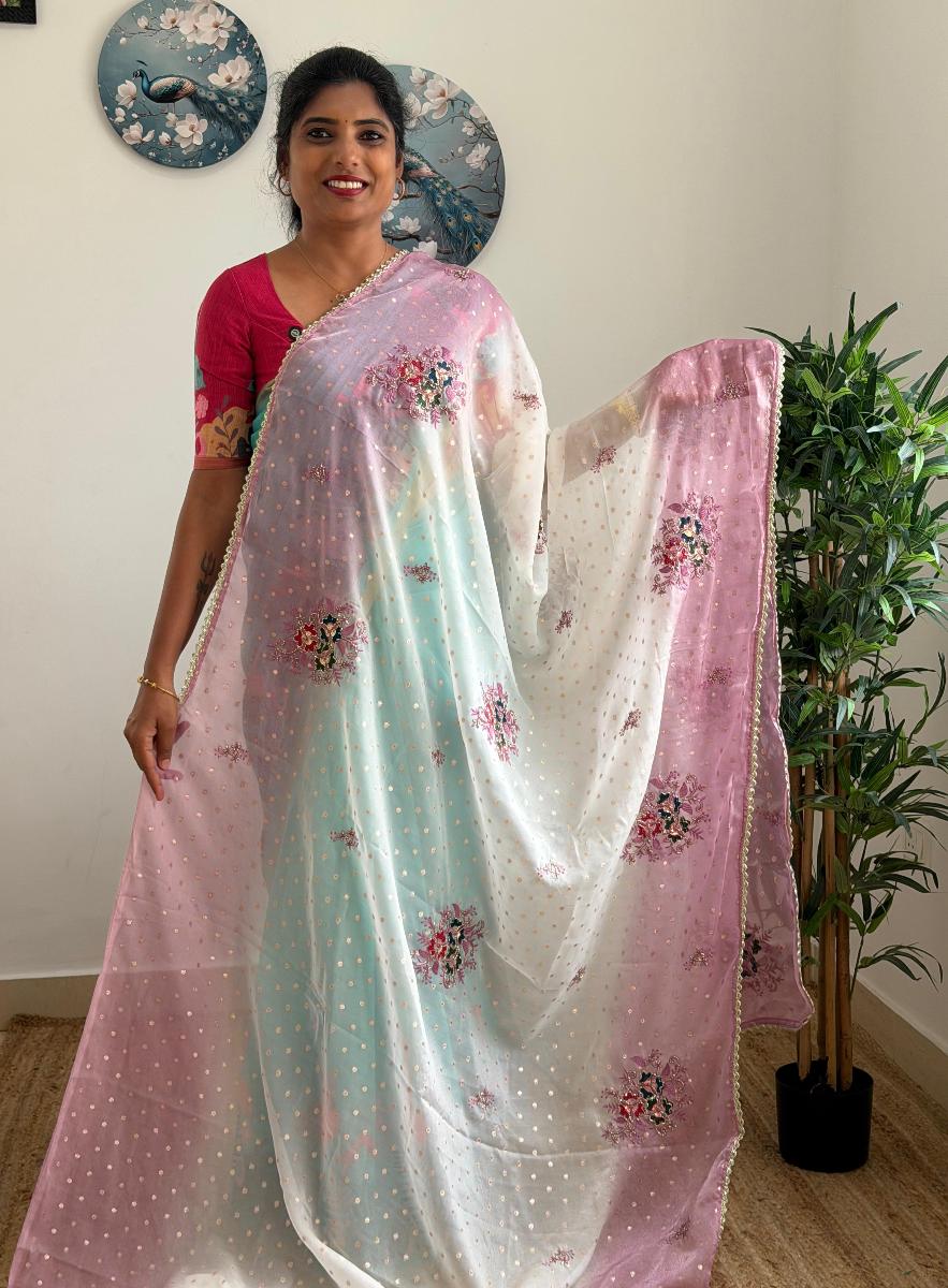 Premium Embroidery Organza 