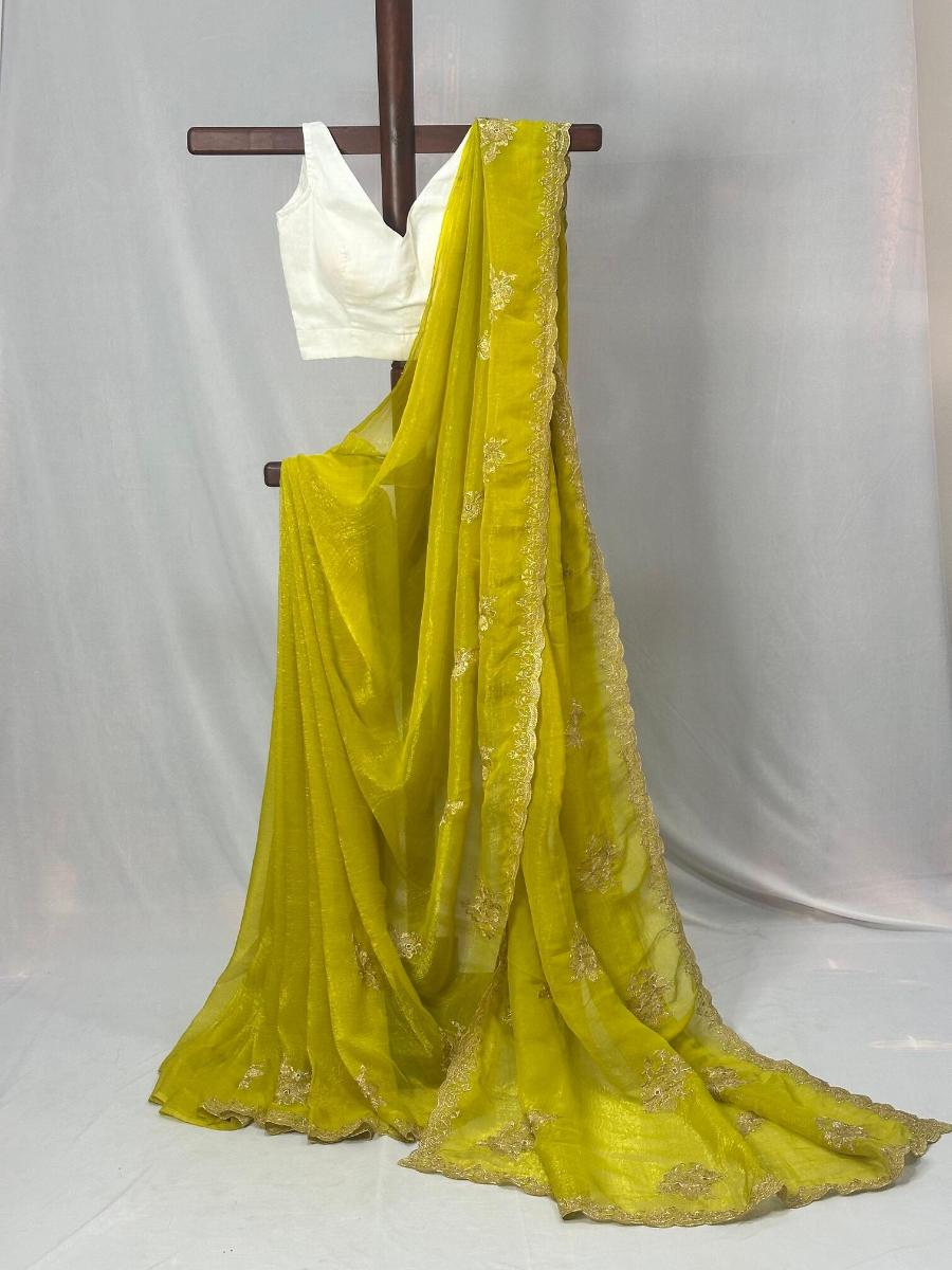 Crush Chiffon Embroidery 