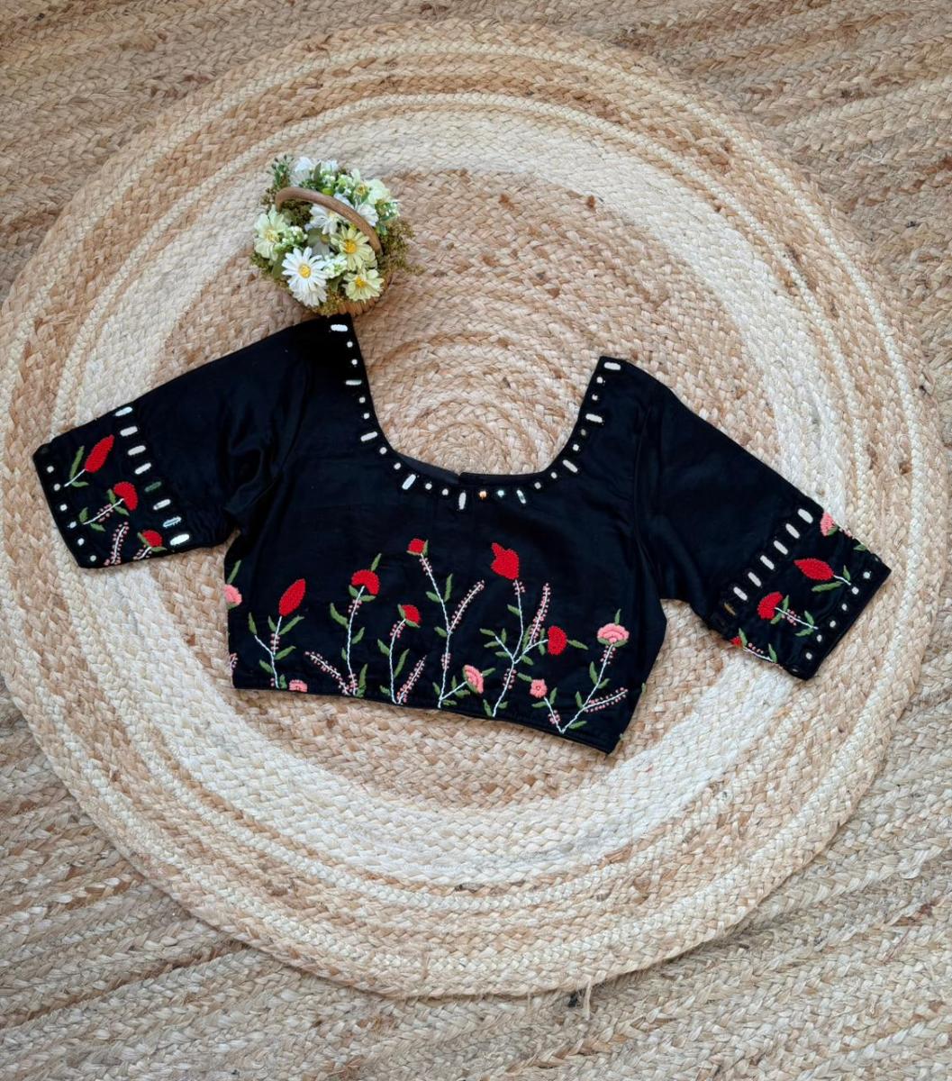 Embroidery Mirror Blouse  