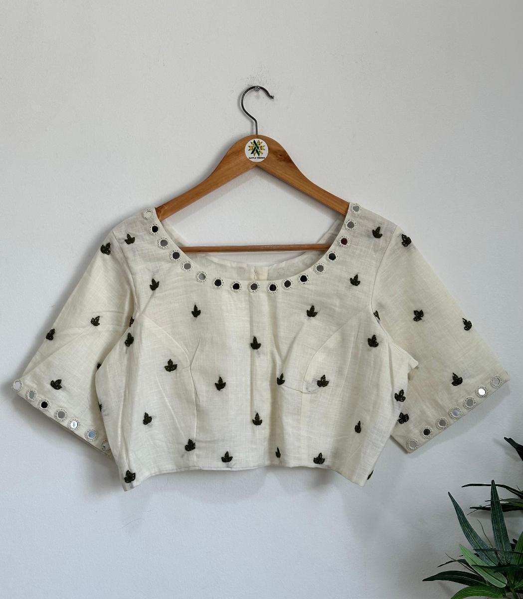 Embroidery Mirror Blouse