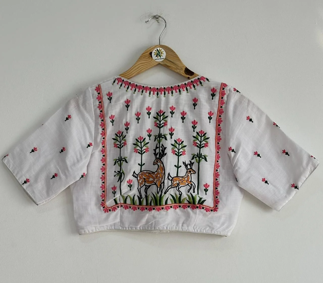 Embroidery Cotton Blouse 